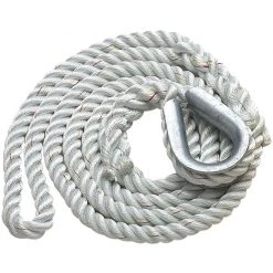 NEW ENGLAND ROPES Three-Strand Nylon Mooring Pendants