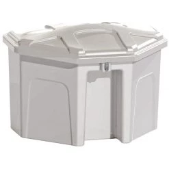 WEST MARINE Triangular Corner Style Polyethylene Dock Box