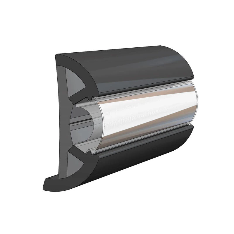 TACO MARINE SuproFlex Large Rub Rail Black, 100'