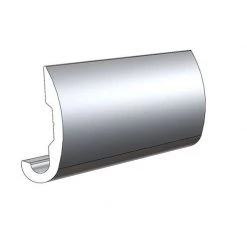 TACO MARINE Aluminum Rub Rail - 3/4"H x 3/8"W x 12'L, #8 Screws