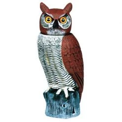 DALEN Rotating-Head Owl Decoy